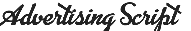 Advertising Script.ttf字体下载