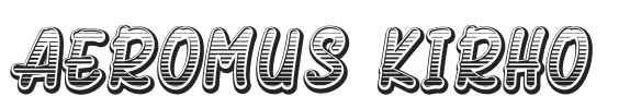 Aeromus Kirho.otf字体下载