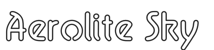 Aerolite Sky.otf字体下载