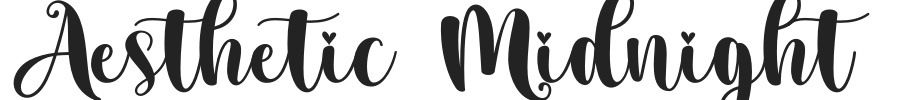 Aesthetic Midnight.ttf字体下载