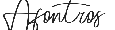 Afontros.ttf字体下载