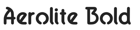 Aerolite Bold.otf字体下载