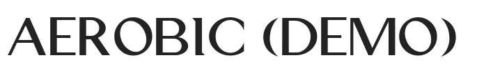 Aerobic (Demo).otf字体下载