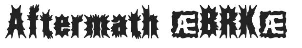 Aftermath (BRK).ttf字体下载
