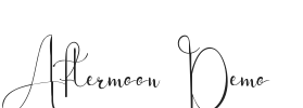 Aftermoon Demo.ttf字体下载