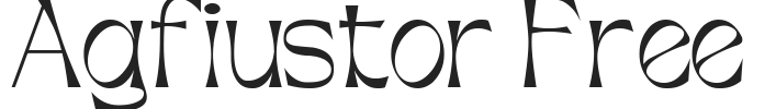 Agfiustor Free.ttf字体下载
