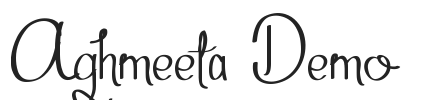 Aghmeeta Demo.ttf字体下载