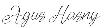Agus Hasny.otf字体下载