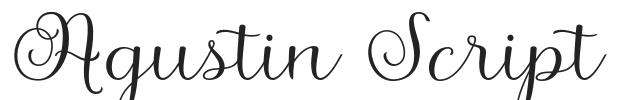 Agustin Script.otf字体下载