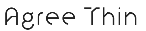 Agree Thin.otf字体下载