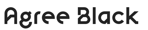 Agree Black.otf字体下载