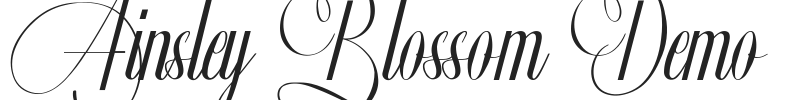 Ainsley Blossom Demo.ttf字体下载