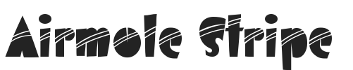 Airmole Stripe.ttf字体下载