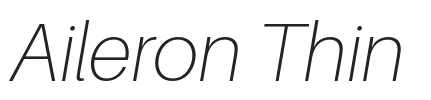 Aileron Thin.otf字体下载