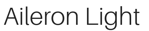 Aileron Light.otf字体下载