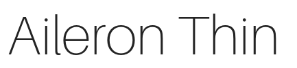 Aileron Thin.otf字体下载