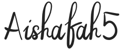 Aishafah5.otf字体下载