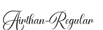 Airthan-Regular.ttf字体下载