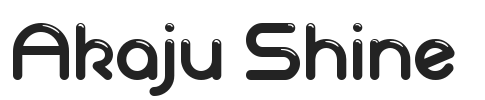 Akaju Shine.otf字体下载