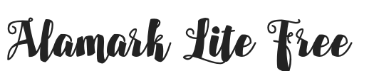 Alamark Lite Free.otf字体下载