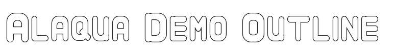 Alaqua Demo Outline.ttf字体下载