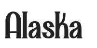 Alaska.ttf字体下载