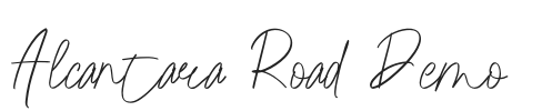Alcantara Road Demo.otf字体下载