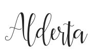 Alderta.otf字体下载