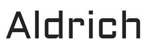 Aldrich.ttf字体下载