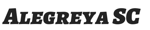 Alegreya SC.ttf字体下载