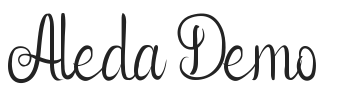 Aleda Demo.ttf字体下载