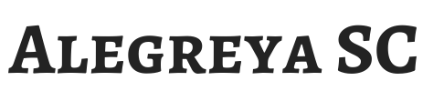 Alegreya SC.ttf字体下载