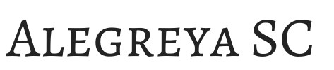Alegreya SC.ttf字体下载