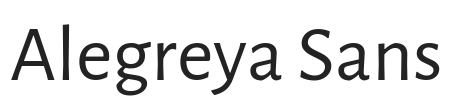 Alegreya Sans.ttf字体下载