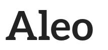 Aleo.otf字体下载