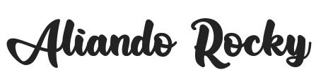 Aliando Rocky.ttf字体下载