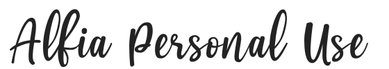 Alfia Personal Use.otf字体下载
