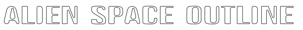 Alien Space Outline.otf字体下载