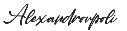 Alexandroupoli.ttf字体下载