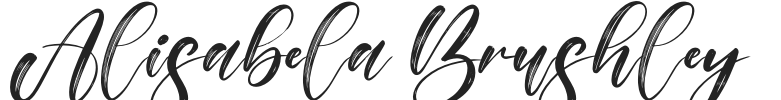 Alisabela Brushley.ttf字体下载