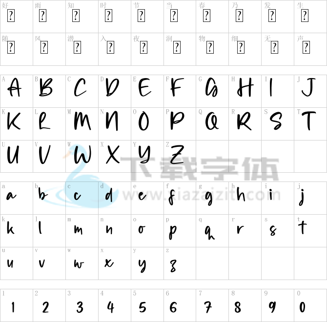 Alisha Gishela.ttf字体下载