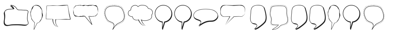 Alin Speech Bubbles.ttf字体下载