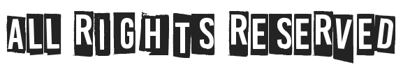 All rights reserved.ttf字体下载