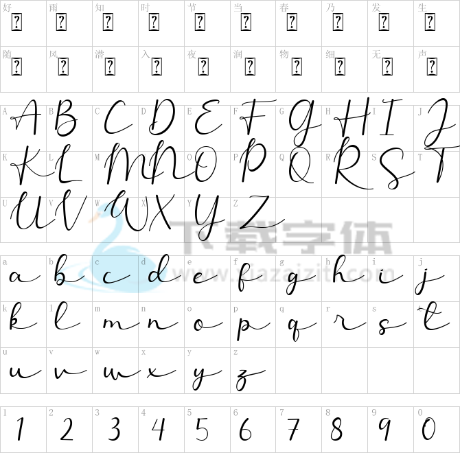 Allesia.ttf字体下载