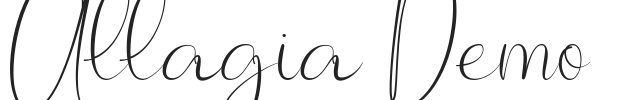 Allagia Demo.otf字体下载