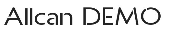 Allcan DEMO.ttf字体下载