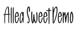 Allea Sweet Demo.ttf字体下载