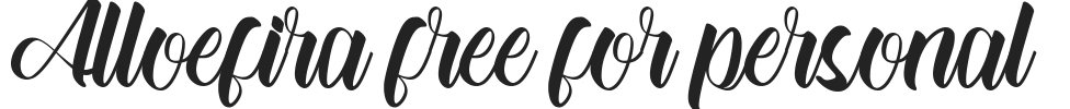 Alloefira free for personal.ttf字体下载