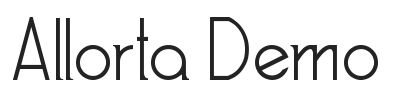 Allorta Demo.ttf字体下载