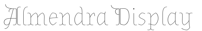 Almendra Display.ttf字体下载
